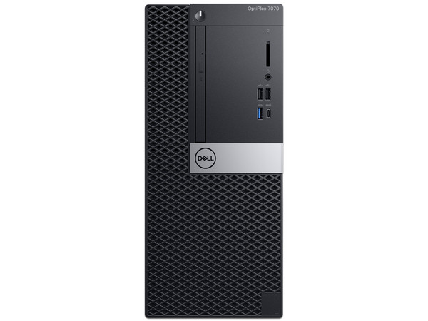 Desktop DELL OptiPlex 7070 MT,
Procesador Intel Core i5 9500T (hasta 3.70 GHz),
Memoria de 8GB DDR4,
Disco Duro de 1TB,
Video HD Graphics 630,
Unidad Óptica DVD-ROM,
S.O. Windows 10 Pro (64 Bits).