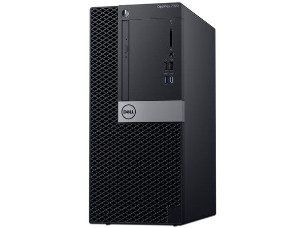 Desktop DELL OptiPlex 7070 MT,
Procesador Intel Core i5 9500T (hasta 3.70 GHz),
Memoria de 8GB DDR4,
Disco Duro de 1TB,
Video HD Graphics 630,
Unidad Óptica DVD-ROM,
S.O. Windows 10 Pro (64 Bits).