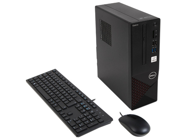 PC de Escritorio DELL Vostro 3681,
Procesador Intel Core i3 10100 (hasta 4.30GHz),
Memoria de 4GB DDR4,
Disco Duro de 1TB,
Video UHD Graphics 630,
Unidad Óptica DVD±R/RW,
S.O. Windows 10 Home (64 Bits)