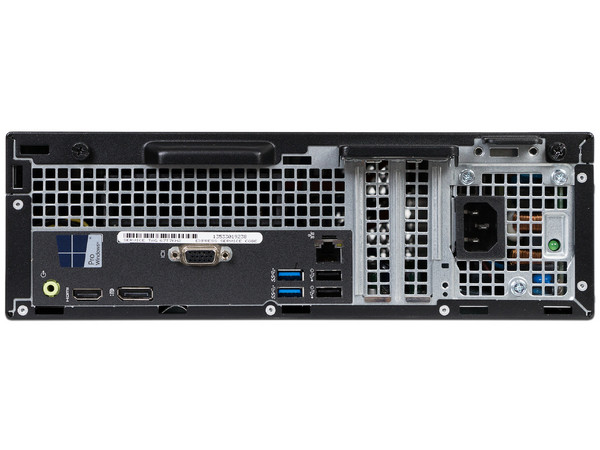 Desktop DELL Optiplex 3050 SFF,
Procesador Intel Core i5 7400 (hasta 3.5 GHz),
Memoria de 4GB DDR3L,
Disco Duro de 500GB,
Video Intel HD Graphics 630,
Unidad Óptica DVD±R/RW,
S.O. Windows 10 Pro (64 Bits)