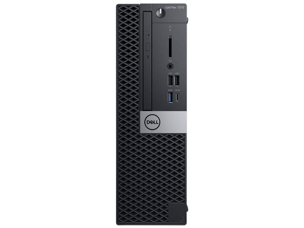Desktop DELL OptiPlex 7070 SFF,
Procesador Intel Core i7 9700 (hasta 4.80 GHz),
Memoria de 8GB DDR4,
Disco Duro de 1TB,
Video HD Graphics 630,
S.O. Windows 10 Pro (64 Bits), Incluye Microsoft Office Hogar y Empresas 2019.