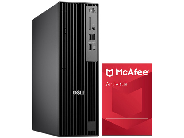 PC de Escritorio DELL Pro Slim Plus: 
Procesador Intel Core Ultra 7 265 (hasta 5.3 GHz), 
Memoria de 16GB DDR5, 
SSD de 512GB, 
Video Intel Graphics, 
S.O. Windows 11 Pro. 
Incluye Antivirus McAfee.