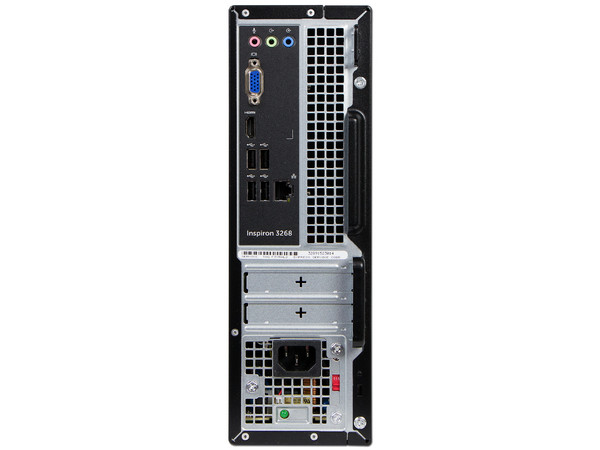 Desktop DELL Inspiron 3268,
Procesador Intel Core i3 7100 (3.90 GHz),
Memoria de 4GB DDR4,
Disco Duro de 1TB,
Video HD Graphics 630,
Unidad Óptica DVD±R/RW,
S.O. Windows 10 Home (64 Bits)