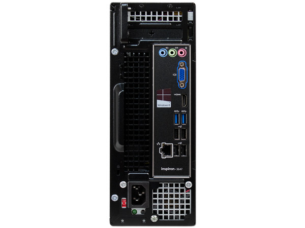 Computadora Dell Inspiron 3647, 
Procesador Pentium G 3220 (3.0 GHz), 
Memoria de 4 GB DDR3, D.D. de 500 GB,
DVD±R/RW DL, Video Intel HD Graphics,
Windows 8.1 (64 Bits), 
No Incluye Monitor.