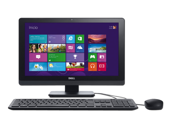 Computadora DELL OptiPlex,
Procesador Intel Core i5 (hasta 3.6 GHz),
Memoria 4 GB DDR3, D.D. de 500 GB,
DVD±R/RW DL, Video Intel HD 2500,
Windows 8 Pro (64 Bits),
Pantalla LED Multi Touch de 20