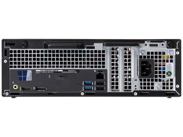 Desktop DELL Optiplex 3050 SFF,
Procesador Intel Core i3 7100 (3.90 GHz),
Memoria de 4GB DDR4,
Disco Duro de 500GB,
Video HD Graphics 630,
Unidad Óptica DVD±R/RW,
S.O. Windows 10 Pro (64 Bits),
Incluye Monitor de 18.5.