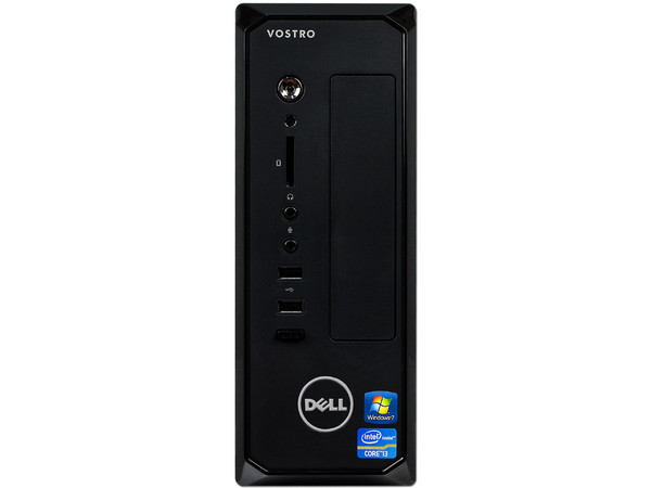 Computadora Dell Vostro 270s, 
Procesador Intel Core i3-3220 (3.3 GHz) 3era Generación, 
Memoria de 6 GB DDR3, D.D. de 1 TB,
DVD±R/RW DL, Video Intel HD Graphics 2500,
Windows 7 Professional (64 Bits), 
No Incluye Monitor.