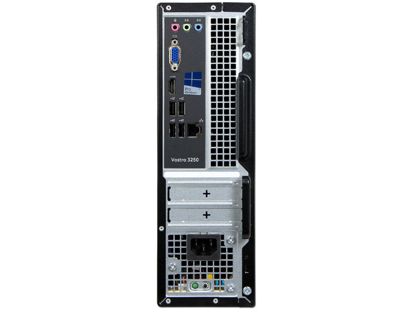 Desktop DELL Vostro 3250,
Procesador Intel Core i3 6100 (3.7 GHz),
Memoria de 4GB DDR3L,
Disco Duro de 500GB,
Video Intel HD Graphics 530,
Unidad Óptica DVD±R/RW,
S.O. Windows 10 Pro/Windows 7 Pro