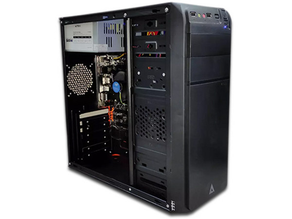 PC de Escritorio LOL V1.1,
Procesador Intel Core i3 9100 (hasta 4.20 GHz),
Memoria de 8GB DDR4,
SSD de 120GB,
Video UHD Graphics 630,
S.O. No Incluye.