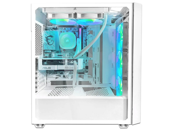 PC Gamer Digital Master CORSAIR RX9060XT V1.2: 
Procesador AMD Ryzen 7 9800X3D (hasta 5.2 GHz), 
Memoria de 16GB DDR5, 
SSD de 1TB, 
Video AMD Radeon RX 9060 XT, 
S.O. Windows 11 Home (Versión de Prueba)