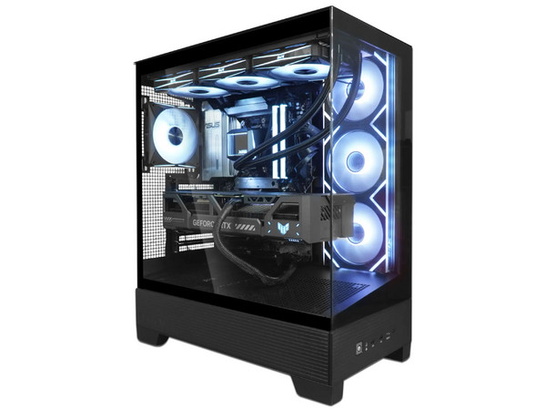 PC Gamer Digital Master ELITE RTX5090 V1.2: 
Procesador AMD Ryzen 9 9950X (hasta 5.7 GHz), 
Memoria de 32GB DDR5, 
SSD de 2TB, 
Video NVIDIA GeForce RTX 5090, 
S.O. Windows 11 Home (Versión de Prueba).
