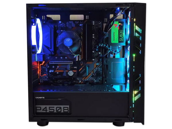 PC Gamer MEDIA V1.3,
Procesador Intel Core i5 9400 (hasta 4.10,
Memoria de 8GB DDR4,
SSD de 240GB,
Video UHD Graphics 630,
S.O. Prueba de Windows