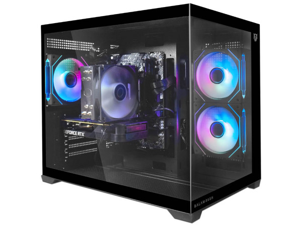 PC de Escritorio Digital Master Gamer & Diseño V2,
Procesador AMD Ryzen 5 5500 (hasta 4.2 GHz),
Memoria de 16GB DDR4,
SSD de 1TB,
Video GeForce RTX 5050,
Sistema de Enfriamiento Liquido
S.O. No Incluye. Color Negro.