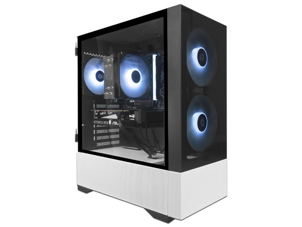 PC de Escritorio Digital Master Gamer Pro V1.3,
Procesador AMD Ryzen 5 9600X (hasta 5.4 GHz),
Memoria de 16GB DDR5,
SSD de 1TB,
Video GeForce RTX 5060,
S.O. No Incluye, Color Blanca.