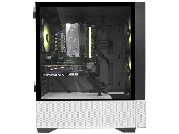 PC de Escritorio Digital Master Gamer Pro V1.3,
Procesador AMD Ryzen 5 9600X (hasta 5.4 GHz),
Memoria de 16GB DDR5,
SSD de 1TB,
Video GeForce RTX 5060,
S.O. No Incluye, Color Blanca.