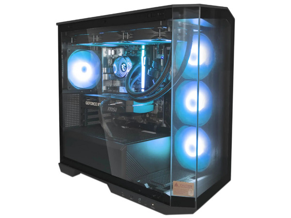 PC de Escritorio Digital Master Gamer & Diseño V1.0,
Procesador AMD Ryzen 5 9600X (hasta 5.4 GHz),
Memoria de 16GB DDR5,
SSD de 1TB,
Video GeForce RTX 5060 Ti,
Sistema de Enfriamiento Liquido,
S.O. No Incluye. Color Negro.
