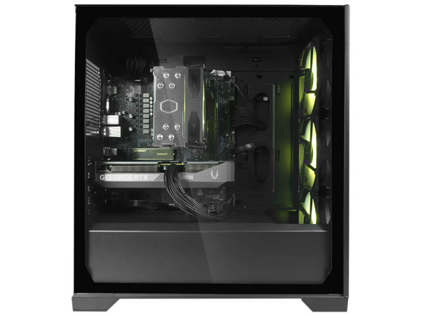 PC Gamer Digital Master PRO RTX5060TI V1.3: 
Procesador AMD Ryzen 5 9600X (hasta 5.4 GHz), 
Memoria de 16GB DDR5, 
SSD de 1TB, 
Video NVIDIA GeForce RTX 5060 TI, 
S.O. Windows 11 Home (Versión de Prueba).