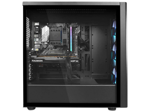 PC Gamer Digital Master PRO RX7600 V2: 
Procesador AMD Ryzen 7 5700X (hasta 4.6 GHz), 
Memoria de 16GB DDR4, 
SSD de 1TB, 
Video AMD Radeon RX 7600, 
S.O. Windows 11 Home (Versión de Prueba)