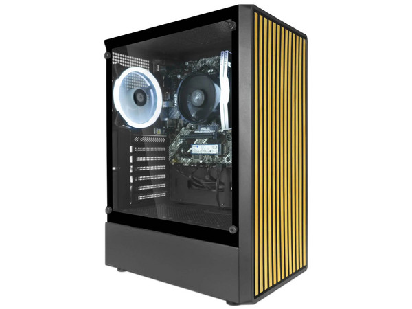 PC de Escritorio Digital Master Gamer & Diseño V1.0,
Procesador AMD Ryzen 5 5600GT (hasta 4.6 Ghz),
Memoria de 16GB DDR4,
SSD de 500GB,
Video Radeon Graphics,
S.O. No Incluye, Color Negra.