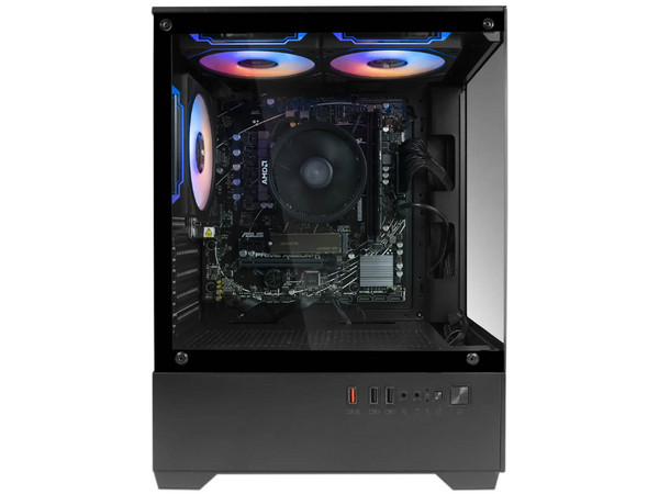 PC Gamer Digital Master GAMER STARTER 8500G V1.2: 
Procesador AMD Ryzen 5 8500G (hasta 5.0 GHz), 
Memoria de 16GB DDR5, 
SSD de 1TB, 
Video Radeon Graphics, 
S.O. Windows 11 Home (Versión de Prueba).