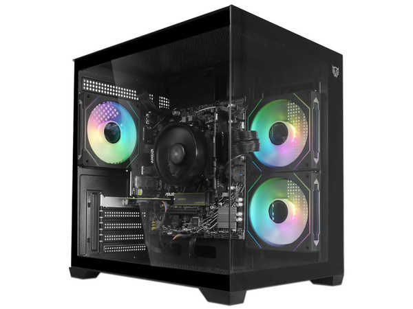 PC Gamer Digital Master STARTER 8700G V1.4: 
Procesador AMD Ryzen 7 8700G (hasta 5.1 GHz), 
Memoria de 16GB DDR5, 
SSD de 1TB, 
Video Radeon Graphics, 
S.O. Windows 11 Home (Versión de Prueba).