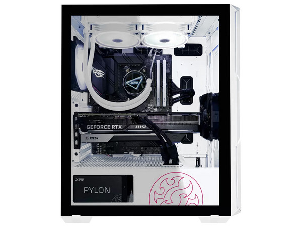 PC de Escritorio Digital Master Olimpo V1.1,
Procesador AMD Ryzen 7 5700X (hasta 4.6 GHz),
Memoria de 32GB,
SSD de 1TB,
Video NVIDIA GeForce RTX 4070 Ti,
S.O. Windows (Versión de prueba), Color Blanca