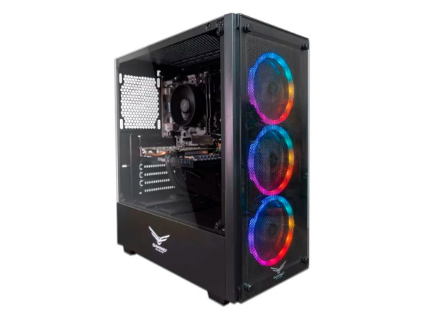 PC Gamer Digital Master Frontier Elite,
Procesador AMD Ryzen 5 5600G (hasta 3.9 GHz),
Memoria de 16GB DDR4,
SSD de 1TB,
Video GeForce GTX 1660,
S.O. No Incluye.