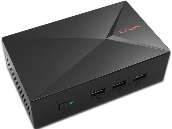Mini Computadora ECS LIVA X,
Procesador Intel Celeron N2808 (hasta 2.25 GHz),
Memoria 2 GB DDR3L, Almacenamiento Interno 32 GB,
Video Intel HD Graphics,
Red 802.11b/g/n, Bluetooth 4.0,
S.O. Windows 10.