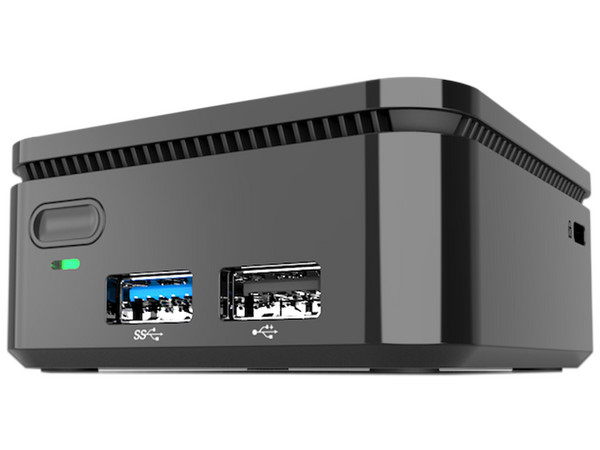 Mini Computadora ECS Liva Q:
Procesador Intel Celeron N3350  (hasta 2.40 GHz),
RAM de 4GB LPDDDR4,
Almacenamiento 32GB,
Red 802.11ac,
No incluye S.O.