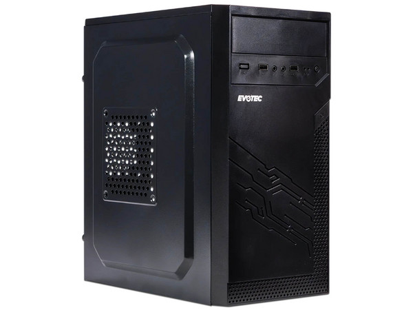 PC de Escritorio Evotec EV-i312-VERTECPLUS-24: 
Procesador Intel Core i3 12100 (hasta 4.3 GHz), 
Memoria de 8GB DDR4, 
SSD de 480GB, 
Video UHD Graphics 730, 
S.O. Windows 11 Home (Versión de Prueba).