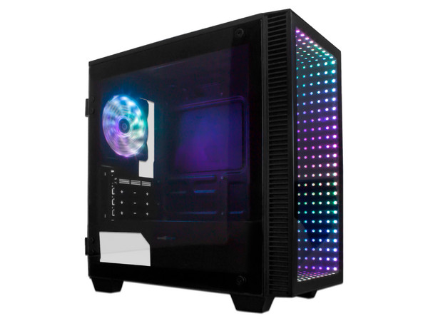 Pc Gamer de Escritorio Game Factor CSG560,
Video GeForce GTX 1650,
Procesador Intel Core i5 11400 (hasta 4.40 GHz),
Memoria de 16GB DDR4,
SSD de 1TB,
S.O. Windows 10 Pro (64 Bits)