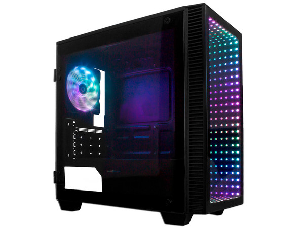 PC de Escritorio para Diseño Game Factor CSG560: 
Procesador Intel Core i7 12700F (hasta 4.8 GHz), 
Memoria de 16GB DDR4, 
SSD de 1TB, 
Video NVIDIA Quadro T1000, 
S.O Windows 10 Home (Versión de Prueba).
