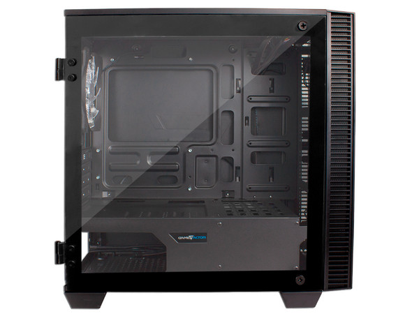 PC de Escritorio para Diseño Game Factor CSG560: 
Procesador Intel Core i7 12700F (hasta 4.8 GHz), 
Memoria de 16GB DDR4, 
SSD de 1TB, 
Video NVIDIA Quadro T1000, 
S.O Windows 10 Home (Versión de Prueba).