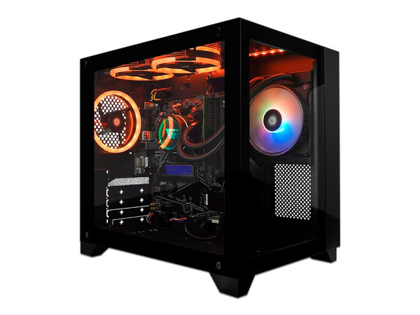 Workstation Game Factor CSG570: 
Procesador Intel Core i5 12400 (hasta 4.6 GHz), 
Memoria de 16GB DDR4, 
SSD de 1TB, 
Video NVIDIA Quadro T400, 
S.O. Windows 11 Home (Versión de Prueba)