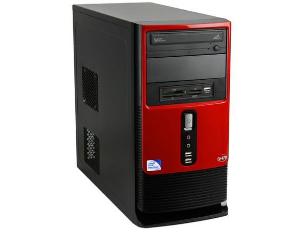 Computadora GHIA 1093,
Procesador Intel Pentium Dual Core E5700 (3.0 GHz),
Memoria de 2GB DDR3, Disco Duro de 320GB, 
DVD±R/RW, Red, 
Windows 7 Starter,
Monitor LED de 15.6
