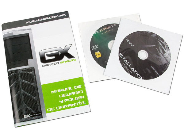 Computadora Gamer GHIA 1164 GX,
Procesador Intel Core i5-2500K (3.3 GHz),
Memoria de 4GB DDR3, D.D. de 1TB,
Video NVIDIA GeForce GTX460,
DVD±R/RW, Red, Audio HD,
Windows 7 Home Premium (64 bits),
No Incluye Monitor.