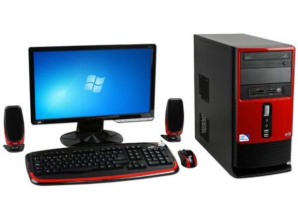 Computadora GHIA-1263,
Procesador Intel Pentium Dual Core E5700 (3.0GHz),
Memoria de 2GB DDR3, D.D. de 500GB,
Video Intel GMA X4500, DVD±R/RW, Red,
Windows 7 Starter,
Monitor 18.5