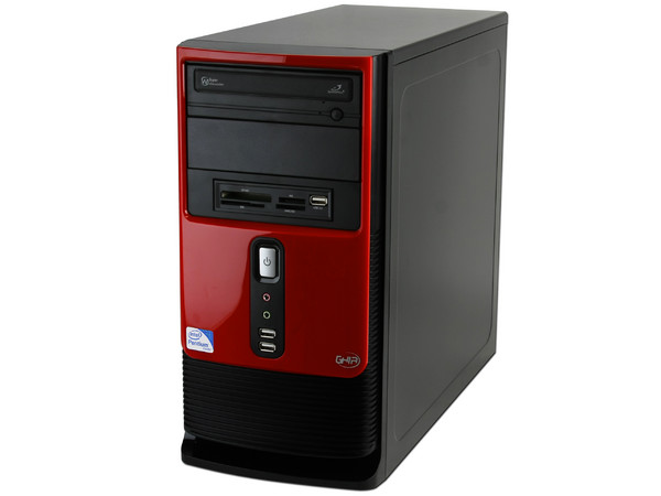 Computadora GHIA-1263,
Procesador Intel Pentium Dual Core E5700 (3.0GHz),
Memoria de 2GB DDR3, D.D. de 500GB,
Video Intel GMA X4500, DVD±R/RW, Red,
Windows 7 Starter,
Monitor 18.5
