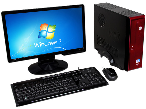 Computadora GHIA 1268,
Procesador Pentium Dual Core E5700 (3.0GHz),
Memoria de 2GB DDR3, Disco Duro de 500GB,
Video Intel GMA X4500, DVD±R/RW, Red Gigabit,
Windows 7 Home Basic (32 bits),
Monitor LCD Widescreen de 18.5