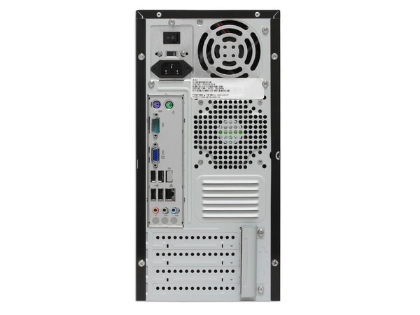 Computadora GHIA BASIC CELERON,
Procesador Intel Celeron 430 (1.8Ghz),
Memoria de 1GB DDR2 667MHz,
D.D. de 80GB, SuperMulti DVD±R/RW,
Red, Windows Vista Starter,
No Incluye Monitor.