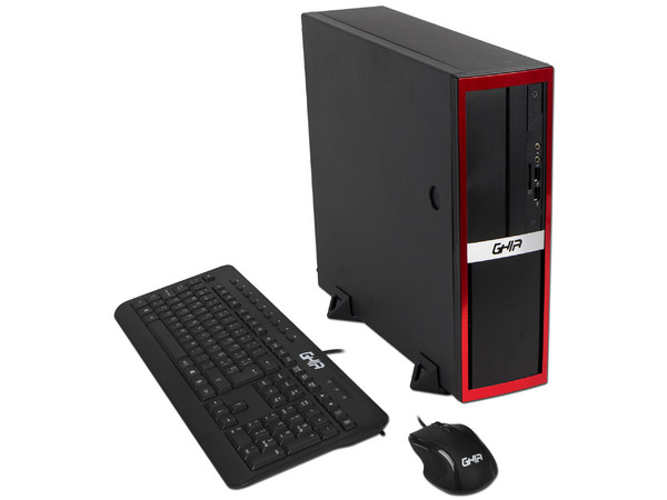 Desktop GHIA Compagno Slim,
Procesador Intel Celeron J3060 (hasta 2.48 GHz),
Memoria de 8GB DDR3,
Disco Duro de 1TB,
Video HD Graphics 400,
S.O. No Incluye