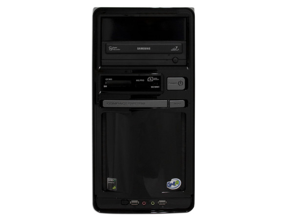 Computadora GHIA AMD SEMPRON,
Procesador AMD Sempron LE-1250, (2.2Ghz),
Memoria de 2GB DDR2 667MHz,
D.D. de 160GB, DVD±R/RW,
Red, Windows Vista Home Basic,
No Incluye Monitor.