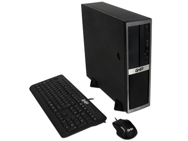 Desktop GHIA Compagno Slim,
Procesador Intel Celeron N 3150 (hasta 2.08 GHz),
Memoria de 4GB DDR3L,
SSD de 32GB,
Video Intel HD Graphics,
S.O. Windows 10 Pro (64 Bits)