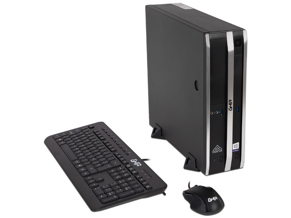 Desktop GHIA Frontier Slim,
Procesador Intel Celeron N 3150 (hasta 2.08 GHz),
Memoria de 4GB DDR3L,
SSD de 60GB,
Video HD Graphics,
S.O. Windows 10 Home (64 Bits)