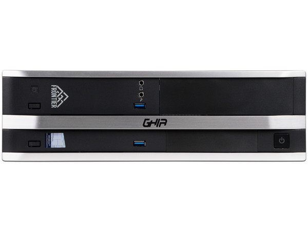 Desktop GHIA Frontier Slim,
Procesador Intel Celeron N 3150 (hasta 2.08 GHz),
Memoria de 4GB DDR3L,
SSD de 60GB,
Video HD Graphics,
S.O. Windows 10 Home (64 Bits)