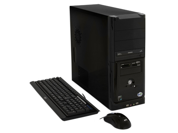 Computadora GHIA AMD ATHLON,
Procesador AMD Athlon 64 X2 7750, (2.7Ghz),
Memoria de 2GB DDR2 667MHz,
D.D. de 160GB, DVD±R/RW,
Red, Windows Vista Home Premium,
No Incluye Monitor.