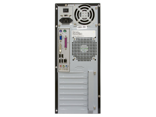 Computadora GHIA AMD ATHLON,
Procesador AMD Athlon 64 X2 7750, (2.7Ghz),
Memoria de 2GB DDR2 667MHz,
D.D. de 160GB, DVD±R/RW,
Red, Windows Vista Home Premium,
No Incluye Monitor.