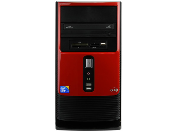 Computadora GHIA 850,
Procesador Intel Core i3-HT540 (3.06 GHz),
Memoria de 2GB DDR3,
D.D. de 320GB, DVD±R/RW,
Red, Windows 7 Home Basic (32 bits),
Monitor 18.5