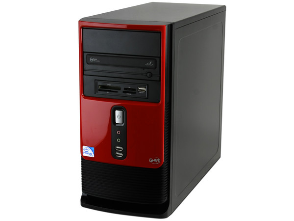 Computadora GHIA 992,
Procesador Intel Pentium Dual Core E5700 (3.0 GHz),
Memoria de 2GB DDR3,
D.D. de 320GB, DVD±R/RW,
Red, Windows 7 Starter,
Monitor 18.5