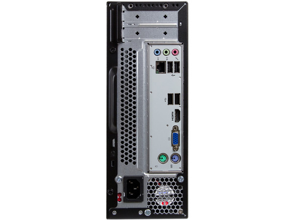 Computadora Gateway SX2110-MO308,
Procesador AMD E1-1200 (1.4 GHz),
Memoria de 2GB DDR3, D.D. de 500 GB,
DVD±R/RW DL, Red, Video Radeon HD 7310,
Windows 8 (64 Bits),
No Incluye Monitor.